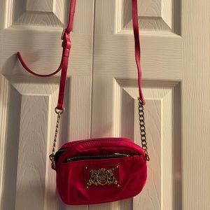 Juicy Couture Mini nylon and chain crossbody purse